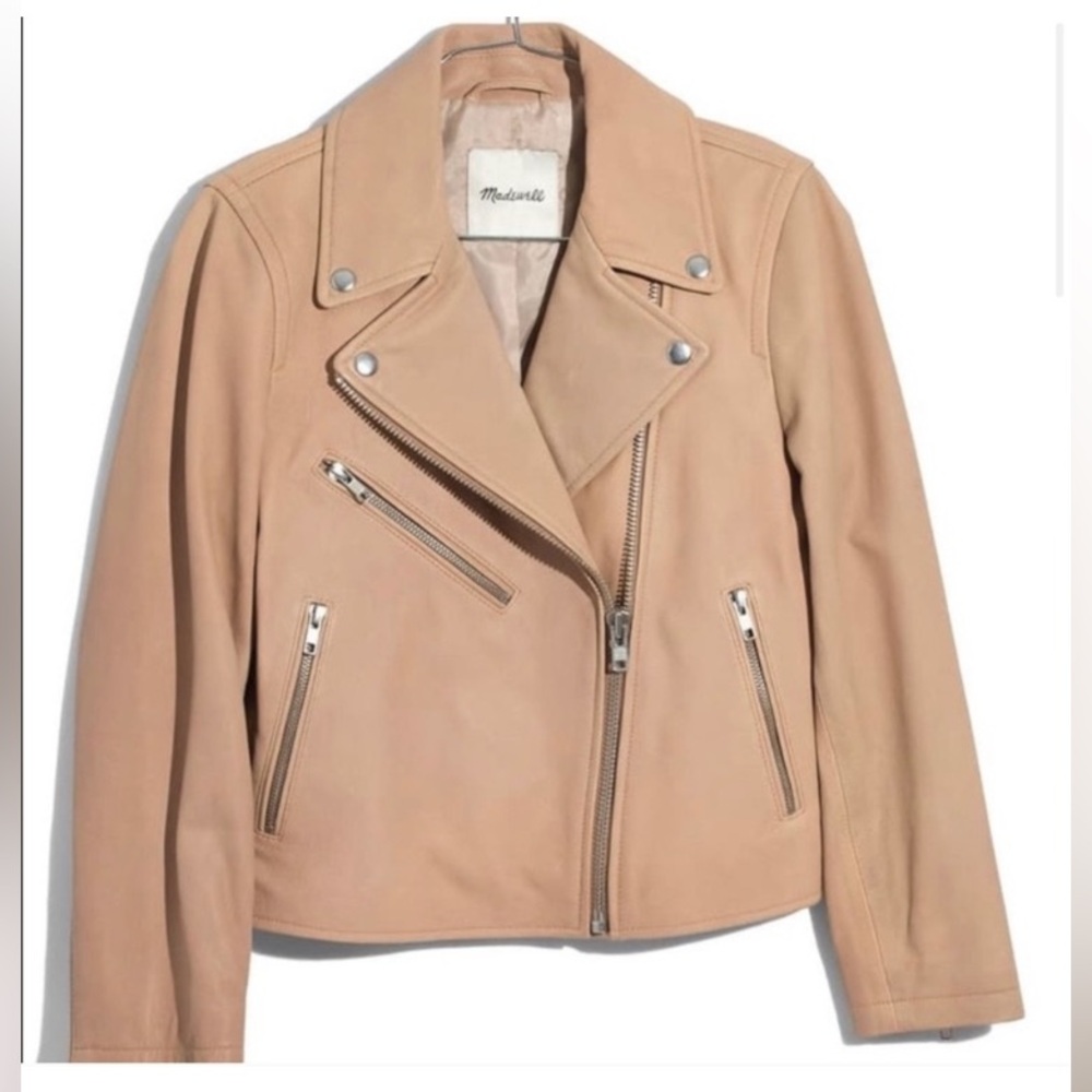 Madewell  Leather Jacket Motorcycle Jacket LIKE NEW